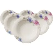 Villeroy & Boch Suppenteller Mariefleur Gris Basic ø 23,1 cm Set van 6