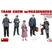MiniArt Modelbouwpakket Militaire voertuigen - 38007 Tram Crew and Passengers Plastic - 1:35 - Modelbouw