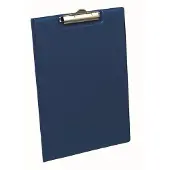 Bantex Klembordmap met klem en penlus donkerblauw - 2 stuks