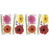 RoomMates RMK1553SCS Kleine Gerbera's Muurstickers met Plakstrips
