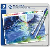 Staedtler Crayons de couleur aquarellables beaux-arts Multicolore