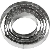 Creativ Company Uitsteekvormen, cirkel, 5st.