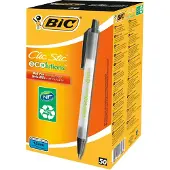 BIC Ecolutions Clic Stic balpen zwart (50 stuks)
