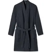Schiesser Badjas Kimono Essentials Pique Man Katoen Anthracite-XL
