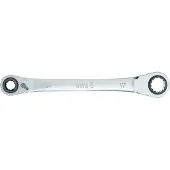 Wiha 45421 45421 Dubbele ringsleutelratelset Sleutelbreedte (metrisch) 10 - 19 mm