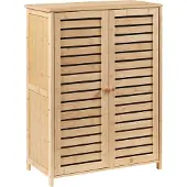 En.casa Schoenenkast Klamp 87,5x66x33 cm bamboe
