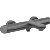 Deante Wandbadmengkraan, titanium, messing, met twee handgrepen, mengkraan - elegantie en functionaliteit voor elke badkamer