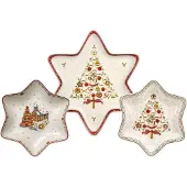 Villeroy & Boch Sternschalen-Set Winter Bakery Delight Set van 3