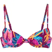Buffalo Bikinitop blauw / geel / bessen / oranje