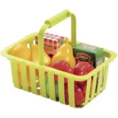 Ecoiffier speelgoed winkelmandje met accessoires - rollenspel.
