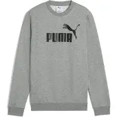 Puma Sweatshirt 'ESS No. 1' grijs gemêleerd / zwart