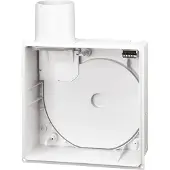Helios Ventilatoren ELS-GU Housing Geschikt voor buisdiameter: 80 mm Wit