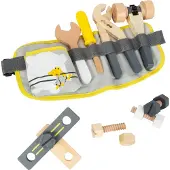 Small Foot - Gereedschapsriem met Houten Gereedschap Miniwob