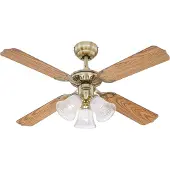 WESTINGHOUSE Princess Trio-ventilator met verlichting, houten uitvoering, stil - , PRINCESS, Hout, Woonkamer, Kunststof, Modern
