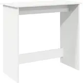 vidaXL Bureau 80x40x75 cm bewerkt hout wit