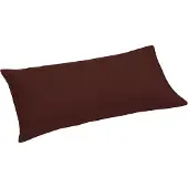 Yumeko Kussensloop Gewassen Linnen 40x80 Bruin - Eco, Bio & Fairtrade
