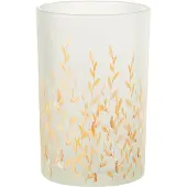 J-Line Windlicht sally glas oranje/transparant large