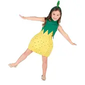 Vegaoo - Ananas kostuum voor meisjes