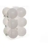 COSY&TRENDY Kerstballen wit 12 stuks