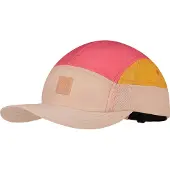 Buff Unisex 5 Panel Go Cap Pink/Beige