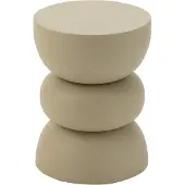 Jline Bijzettafel lise ijzer ivoor