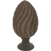 J-Line Decorative abstract pineapple polyresin brown/black