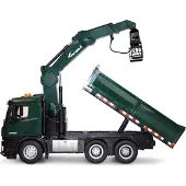 Amewi 22568 Arocs Kranwagen 1:14 Elektro RC truck RTR Incl. accu en laadkabel, Met geluidsfunctie, Met lichteffect