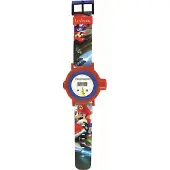 Super Mario Nintendo Dmw050ni Adjustable Projection Junior Digital Screen Horloge