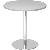 Hjh OFFICE PRO BISTRO F80R C - Systeem conferentietafel Grijs Chroom Ø 80