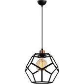Emob Strakke en moderne kroonluchter - Metalen frame | Zwart Brons | 26cm x 120cm