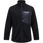 Peak Performance Vest Men Pile Zip Jacket Black-S