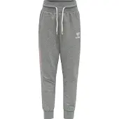 Hummel Broek 'Onny' grijs gemêleerd / pastelroze / wit