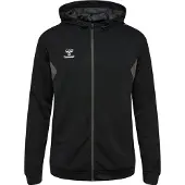 Hummel Sportsweatvest 'Authentic' grijs / zwart / wit