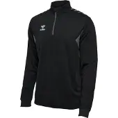 Hummel Sportsweatshirt 'AUTHENTIC' grijs / zwart / wit