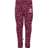 Hummel Leggings 'Confetti' pink / rosa / rood / wijnrood