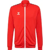 Hummel Sportsweatvest 'Authentic' grijs / cranberry / zwart / wit