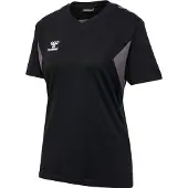 Hummel Shirt 'Authentic CO' grijs / zwart / wit
