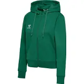 Hummel Sportief sweatvest 'GO 2.0' donkergroen / wit