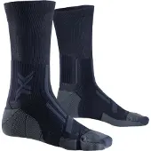 X-socks - Trailrun Perform Crew Black Charcoal voor Heren - Maat 39-41 - Zwart