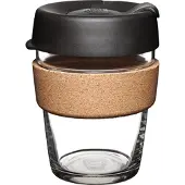KeepCup - Brew Cork - herbruikbare koffiebeker - Zwart M (340 ml) - verschillende designs - Black