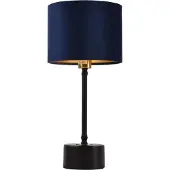 Lux.pro Tafel lamp 'Deventer', blauw, 1xE14, lamp, verlichting, nachtlamp. []