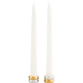Klong Marriage Duo kaarsenhouder 2-delig Messing-zilver