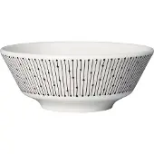 Arabia Mainio Sarastus kom Ø13 cm Zwart-wit