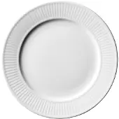 Pillivuyt Plissé bord doorsnee 22 cm Wit