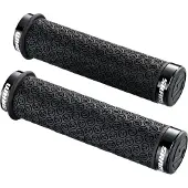 Sram DH Siliconen handvatten met schroefbeveiliging, zwart
