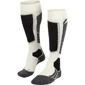 Falke SK2 Wollen Skisokken, Dames, Off White