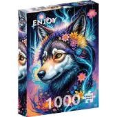 Enjoy Puzzle Magical Wolf Portrait Puzzel (1000 stukjes)