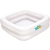 Bestway - Babyzwembad met Opblaasbare Bodem - 86 x 86 x 25 cm