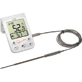 TFA-Dostmann 14.1510.02 Barbecuethermometer Bewaking van kerntemperatuur, Kabelsensor Braden, Grillen, Langzaam garen