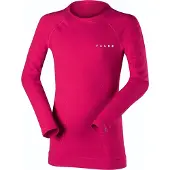 Falke Wool-Tech sneldrogend wol functioneel materiaal functioneel shirt met lange mouwen kinderen pink - maat 134-140